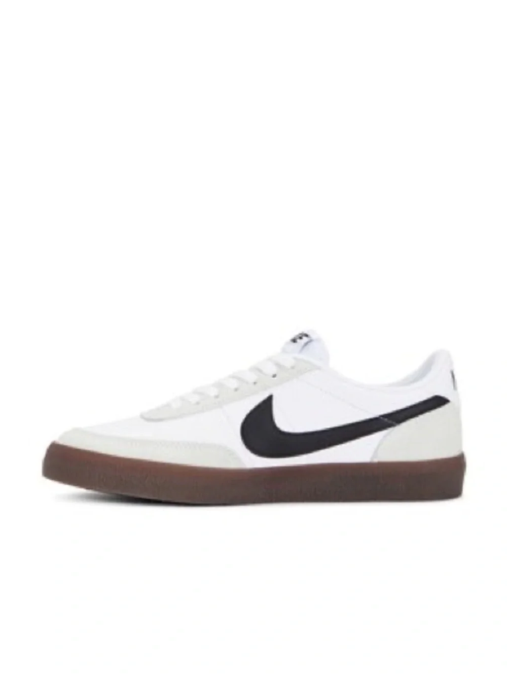Nike Killshot 2 Leather in White, Black, Light Silver, & Gum Dark Brown